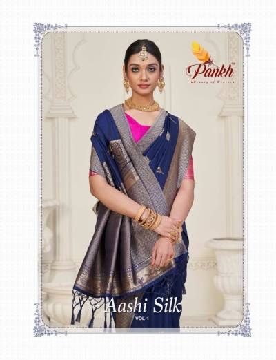Aashi Silk By Pankh Dola Silk Festive Wear Saree Collection